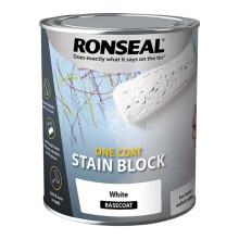 Ronseal 37301 One Coat Tinte Block Blanco 750ml