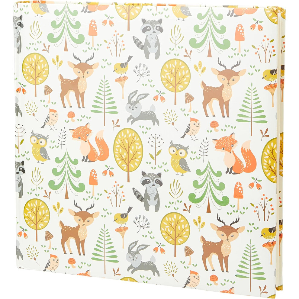 Hama Photo Album Scrapbook Memories Book Holds 400 6x4" Forest Baby Animal Design