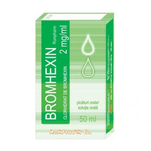 Bromhexine oral drops/oral solution, 2mg/ml, 50 ml,