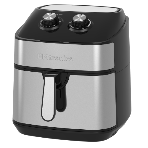 EMtronics Emtronics Air Fryer Set in Silver 9L & 8L Kitchen Set 1
