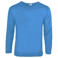 (Sky Blue, 13 - 14 Years) Kids T Shirts Plain Long Sleeve School Uniform Tee