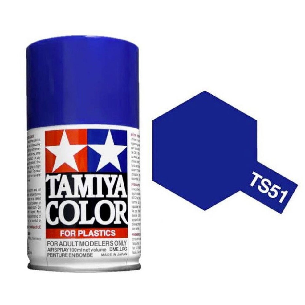 TAMIYA TS-51 Racing Blue 100ml Plastic Model Kit Spray Paint 85051