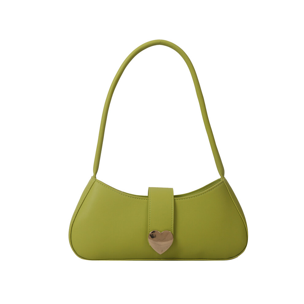 (Green) Crossbody Shoulder Bag Tote Underarm Bag Handbag Large Capacity Women Casual