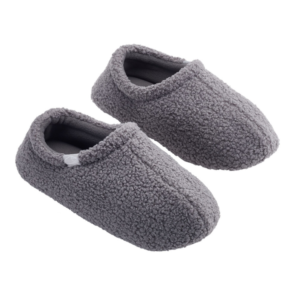 Men's Closed Back Teddy Plush Cotton Slippers