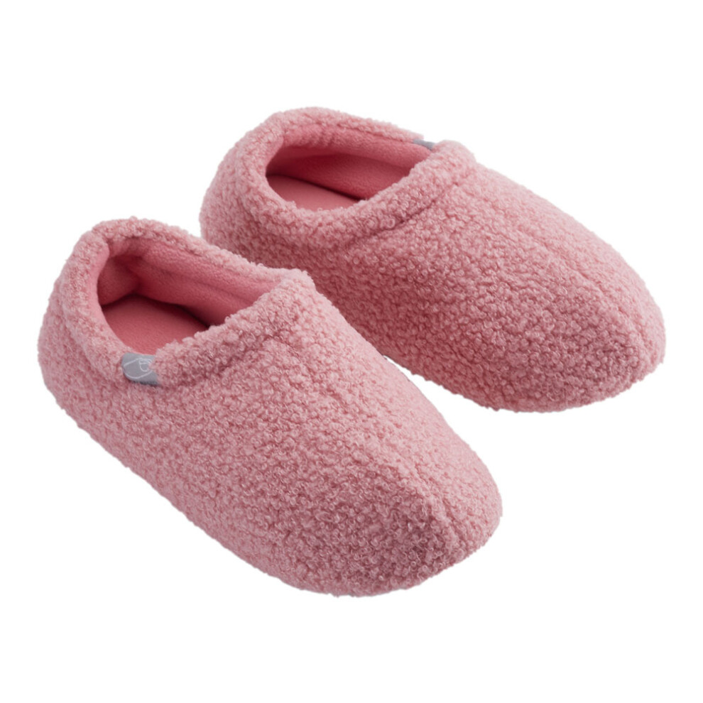 Women's Closed Back Teddy Plush Cotton Slippers