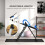 Homcom HOMCOM Adjustable Gravity Inversion Table with Safety Belt, Blue 3