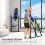 Homcom HOMCOM Adjustable Gravity Inversion Table with Safety Belt, Blue 5