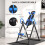 Homcom HOMCOM Adjustable Gravity Inversion Table with Safety Belt, Blue 2
