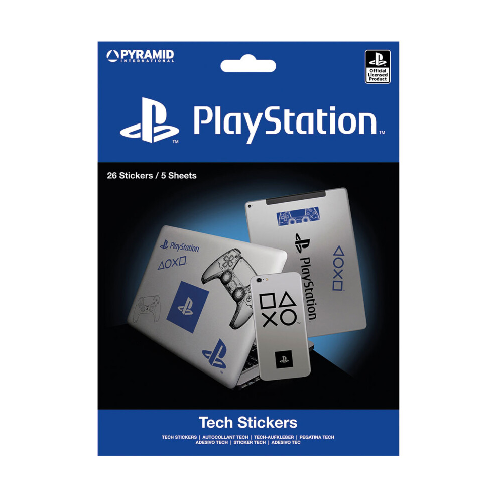 Playstation Icons Tech Stickers (Pack of 26)