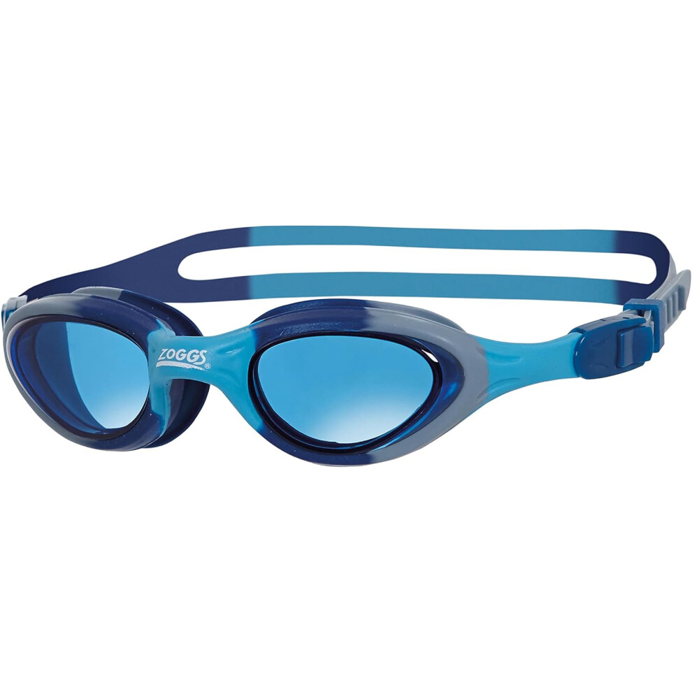 Zoggs Super Seal Kids Swimming Goggles Uv Protection Quick Adjust Split Yoke Comfort Strap Fog Free Clear Swim Goggle Lenses Kids 6-14 Years