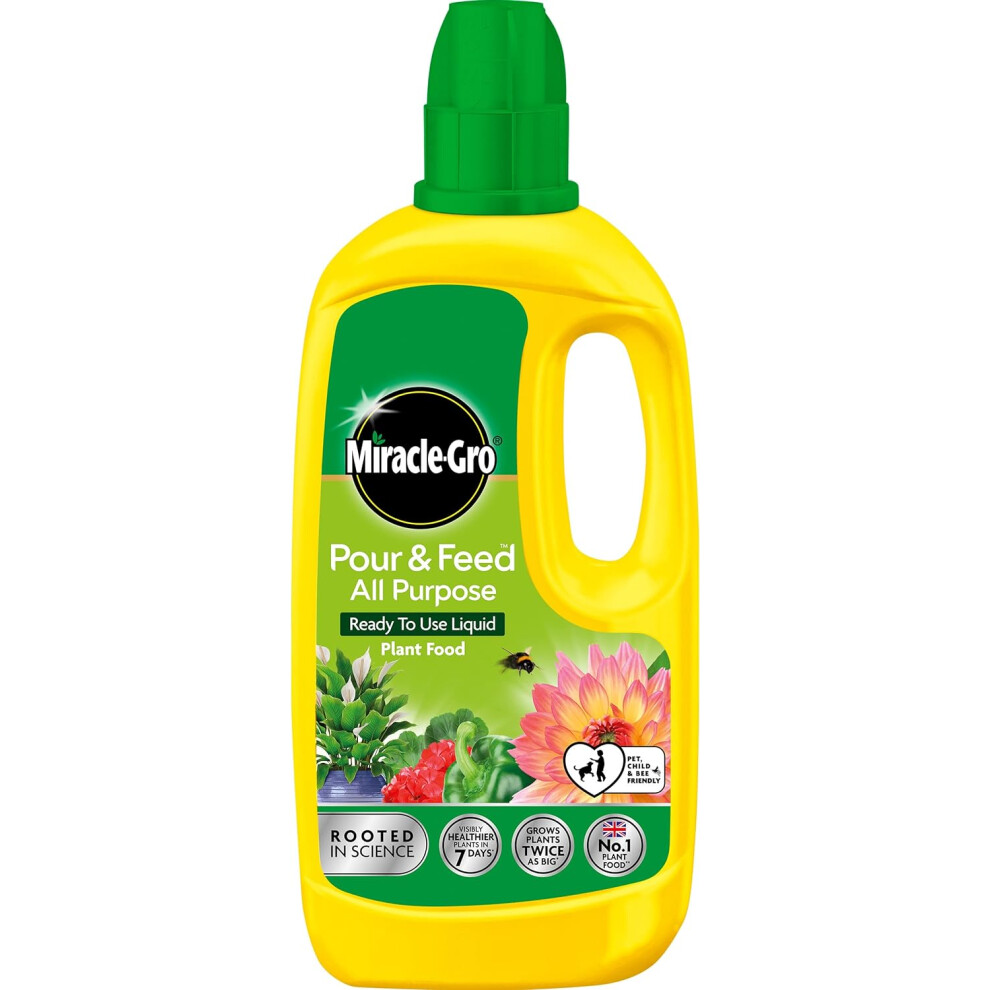 Miracle-Gro Pour and Feed Liquid Plant Food, 1L