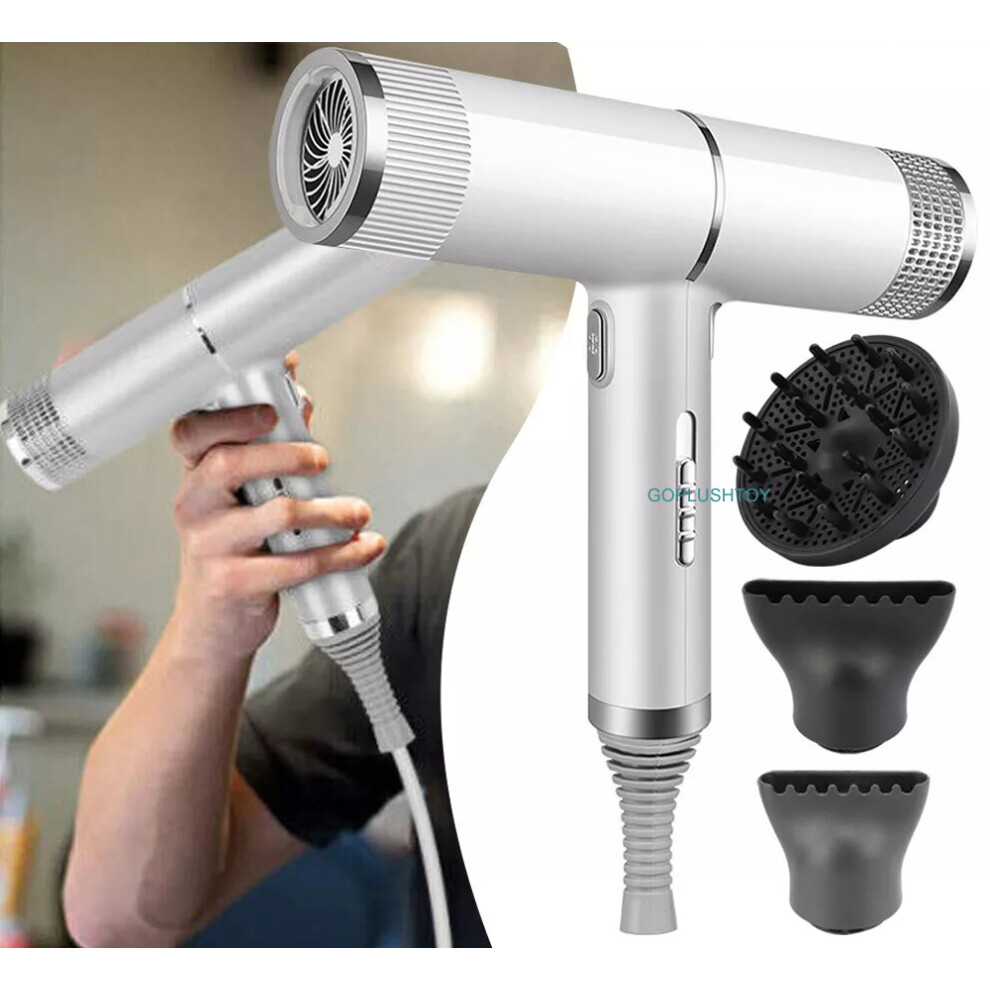 Professional Hair Dryer Fast Drying Ionic Hairdryer with Diffuser Home