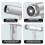 (Grey) Hair Dryer Ionic Fast Professional Styling Blower 10