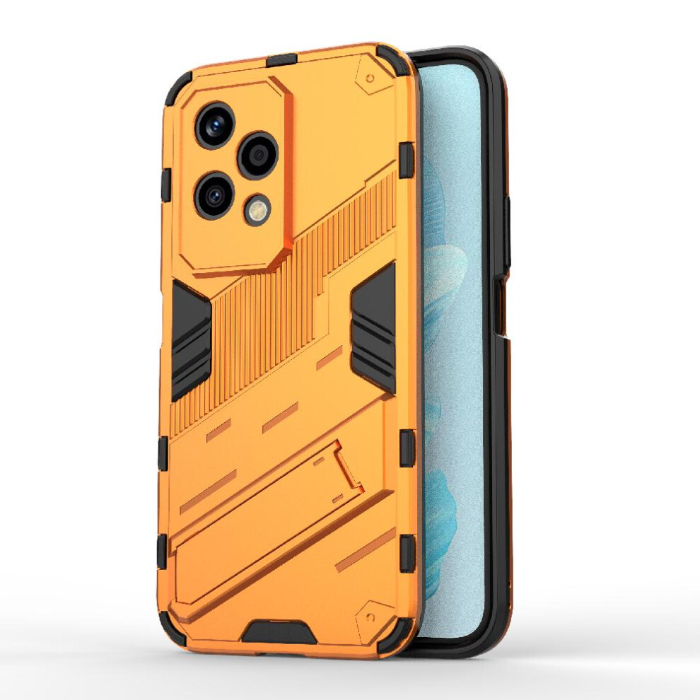 (Yellow) Case For Honor 200 Lite 5G Kickstand Protective Cover Rugged Military Yellow 764762763213
