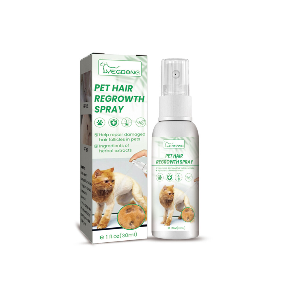 (30ml) Pet Hair Increaser Cat And Dog Hair Conditioning Repair Damaged Hair Follicles Hair Loss Hair Care Spray