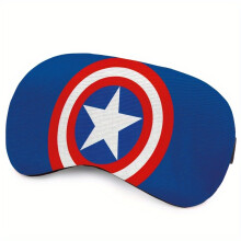 (Captain America-Shield) "Total Blackout" Spider-Man Comfort Sleep Eye Mask - Fit, Blackout Design For Restful & Stylish Sleeping