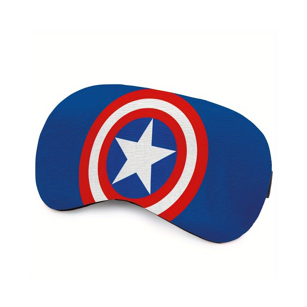 (Captain America-Shield) "Total Blackout" Spider-Man Comfort Sleep Eye Mask - Fit, Blackout Design For Restful & Stylish Sleeping