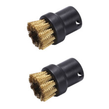 2pcs/set Steam Cleaning Brush Small Round Brushes for Karcher SC1 SC2 SC3 SC4 SC5 SC7 CTK10 Home Replacement Dust Remove