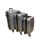 Suitcase Luggage Set Hard Shell ABS Cabin Case Silver 10