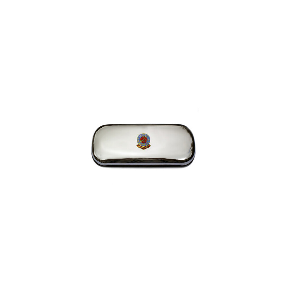Knight Inverness Caledonian Thistle Football Club Polished Chrome Glasses Case