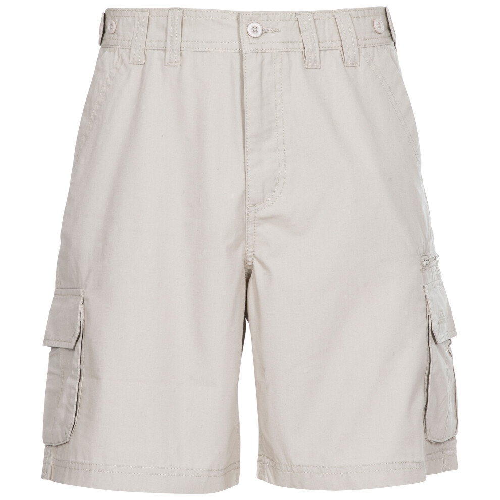 (S, Mushroom) Trespass Mens Cargo Shorts Summer Active Gally