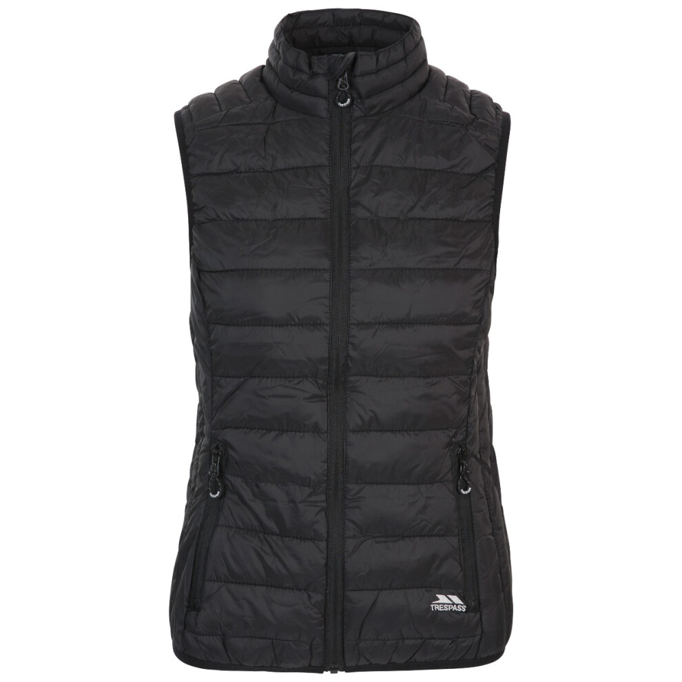 (8, Black) Trespass Womens Padded Gilet Bodywarmer Teeley