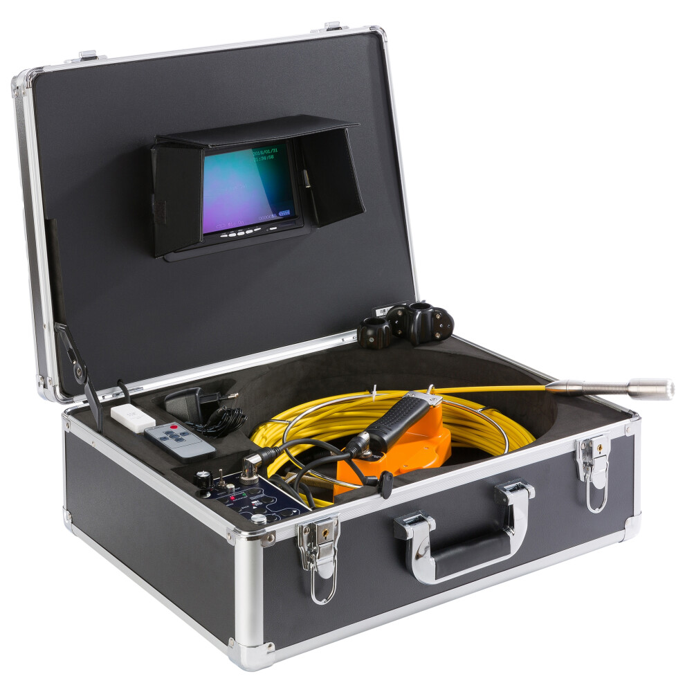 AREBOS Professional Pipe Camera Sewer Camera Inspection Camera with USB