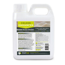 (1 Litre) Smartseal Natural Stone Sealer - Colour Enhancing Finish - Wet Look Patio Sealer &amp; Stone Sealer for Sandstone, Limestone, Granite, Travertine &amp; Slate