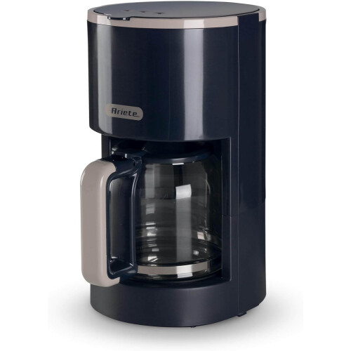 Ariete Ariete 1394 Breakfast Line Coffee Maker, Capacity 12 Cups, Dark Grey 1