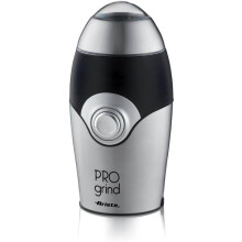 Ariete 1600 Pro Grind Coffee Grinder, Stainless Steel Blades - Silver