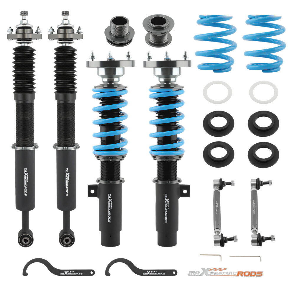 Maxpeedingrods Coilovers 24 Click Damper Suspension Kit For Bmw E46 M3 01-06 Rwd 6941477741277