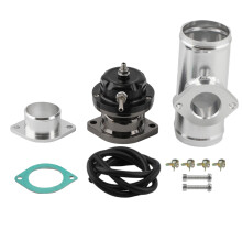 Universal Billet Aluminum Type-RS Turbo Blow Off Valve BOV+2.5" Flange Tube Pipe