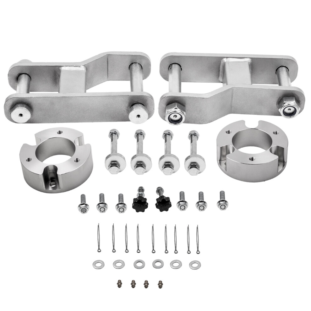 Front RearShock Spacers & R Extended 2"" Shackles For Nissan Navara D40 05-15 - Image 5