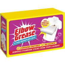 Elbow Grease Stubborn Stain Remover Bar 100g - Bleach-Free, Enzyme-Powered Pre-Wash for Tough Fabric Stains