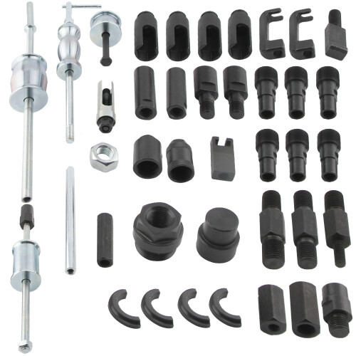 40PCS Diesel Injector Extractor Nozzle Remover Puller Tool MASTER Kit Auto Tools 1