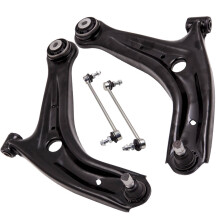 Ront Lower Suspension Wishbone Arms + Drop Links For Ford Fiesta MK7 MK6 2009-17