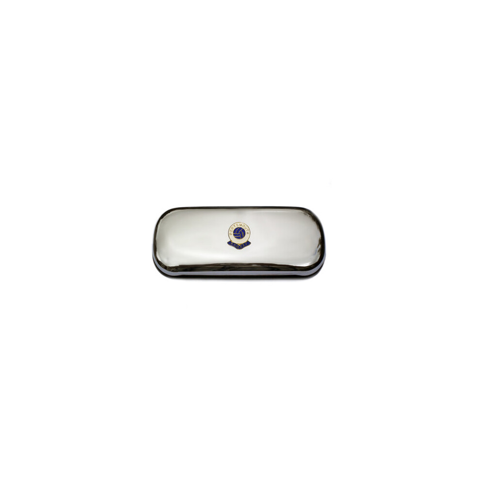 Knight Portsmouth Football Club Polished Chrome Glasses Case