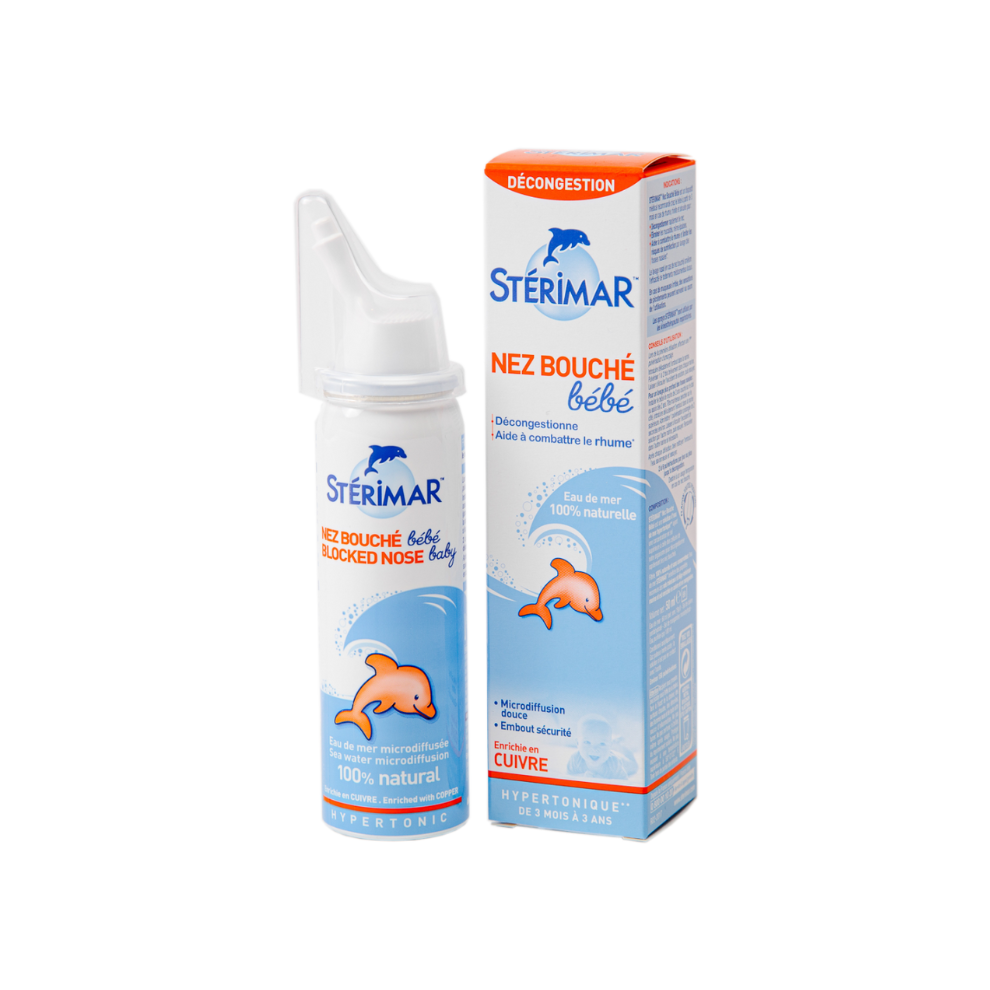 Sterimar Baby Hypertonic 50Ml - Quickly Eliminate Nose Congestion