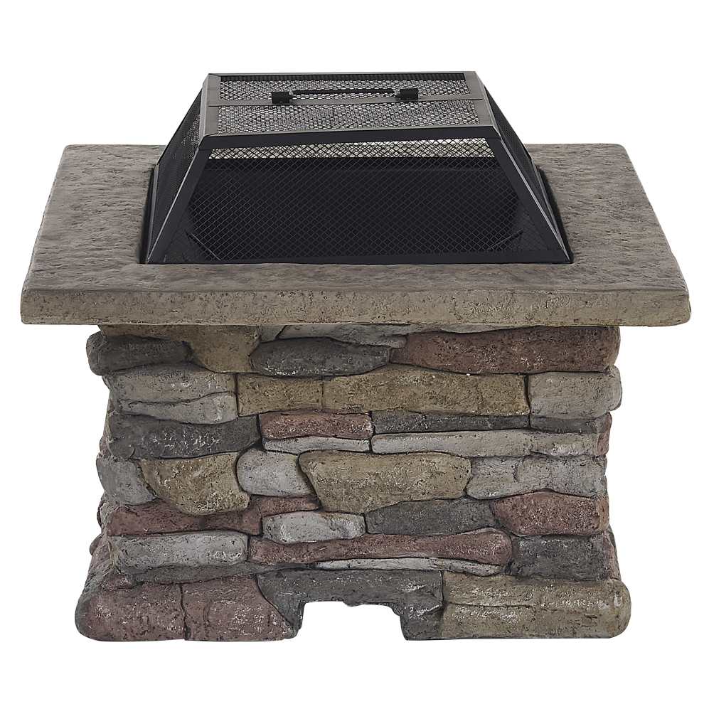 Grill Fire Pit KELUD Concrete Grey