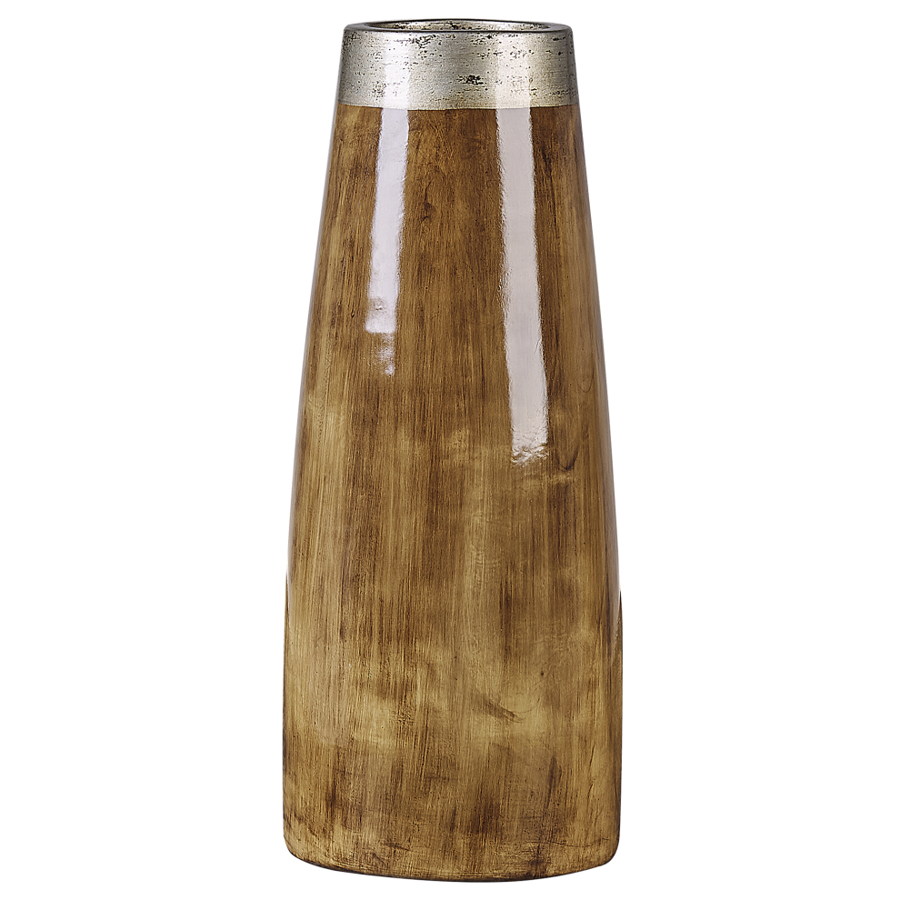 Decorative Vase CYRENE Ceramic 50 cm Dark Brown
