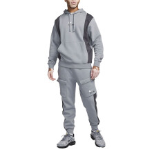 (Grey, M) NIKE Air FV0167 Mens Tracksuit Fleece Grey