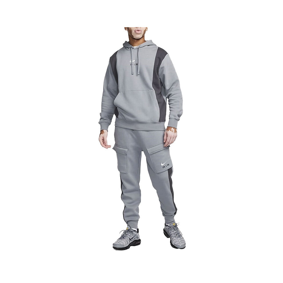 (Grey, S) NIKE Air FV0167 Mens Tracksuit Fleece Grey