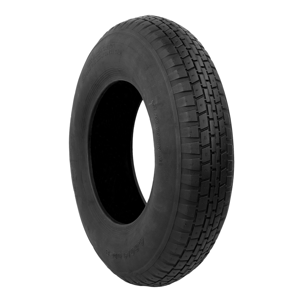 (1x Tyre 4.80/4.00-8) KCT 4.80/4.00 - 8 Inch Tyre or Inner Tube Available For Wheelbarrow 16 Inch