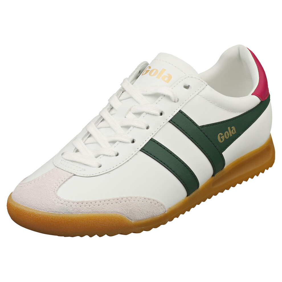 Gola Torpedo Womens Casual Trainers in White Green - 9 UK