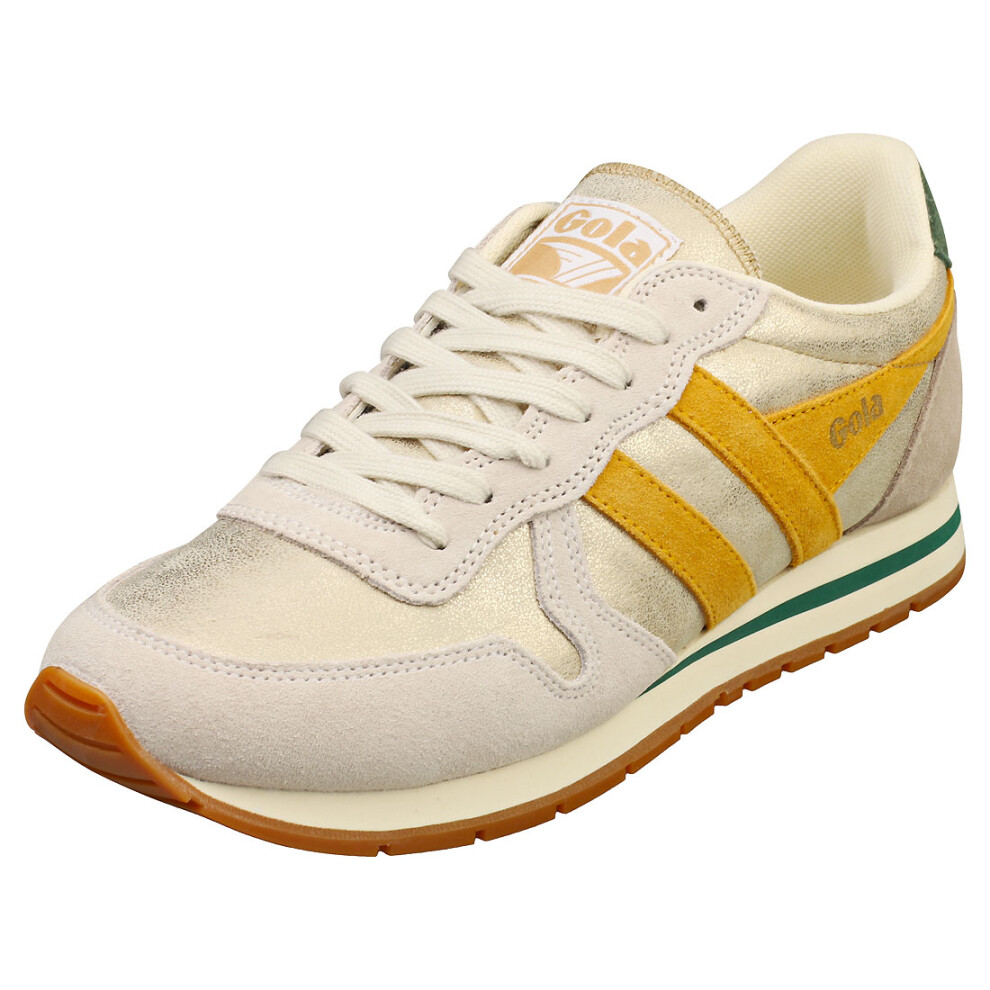 Gola Daytona Blaze Womens Fashion Trainers in Gold - 3 UK