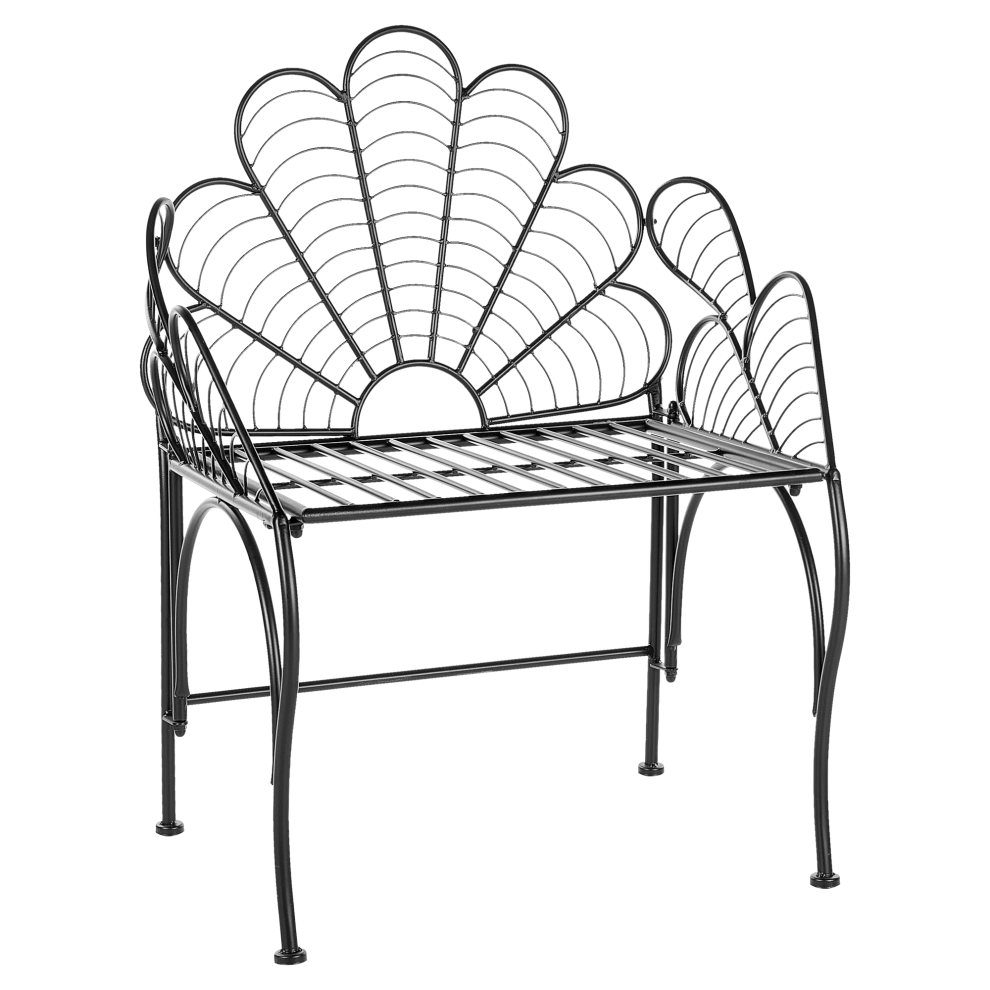 Garden Chair LIGURIA Metal Black
