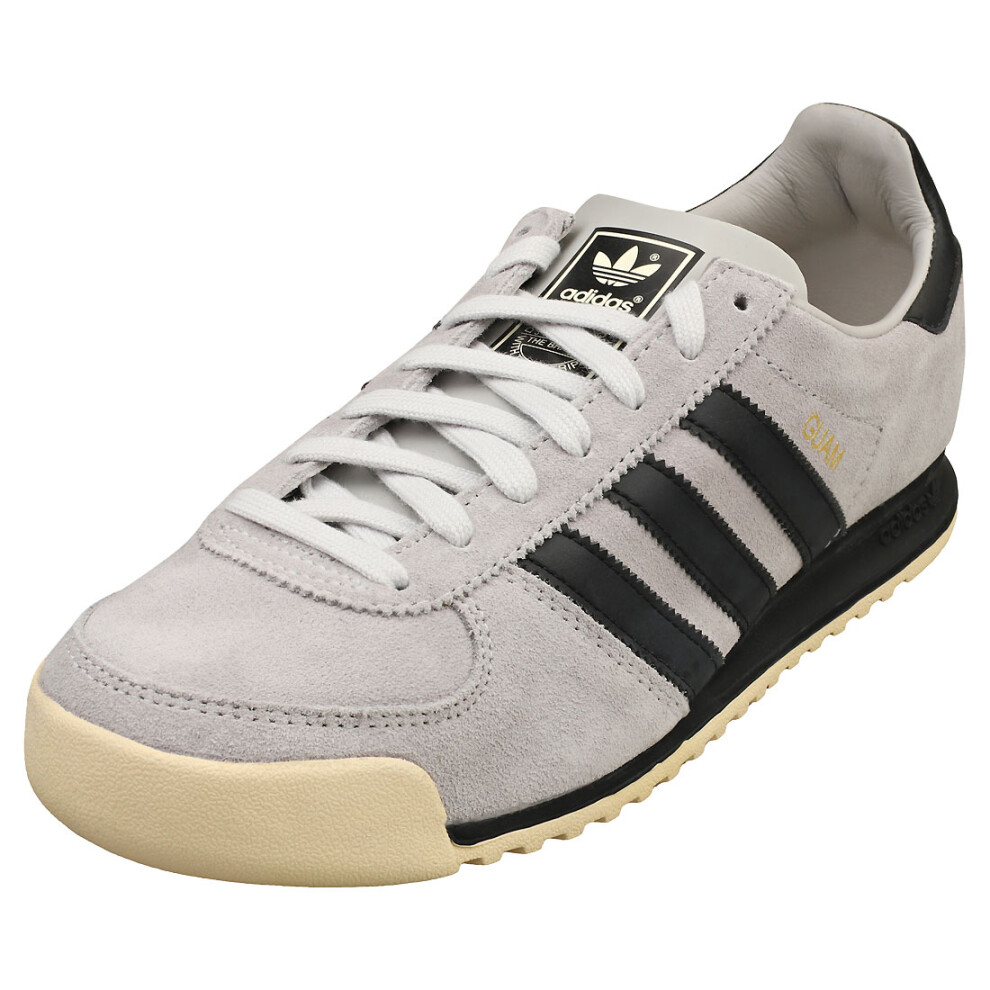 (9.5) adidas Guam Mens Casual Trainers in Grey Black