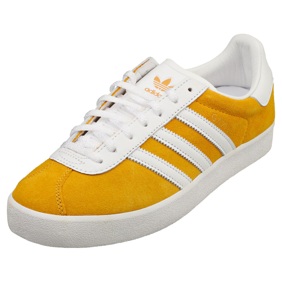 (4.5) adidas Gazelle 85 Womens Fashion Trainers in Yellow White