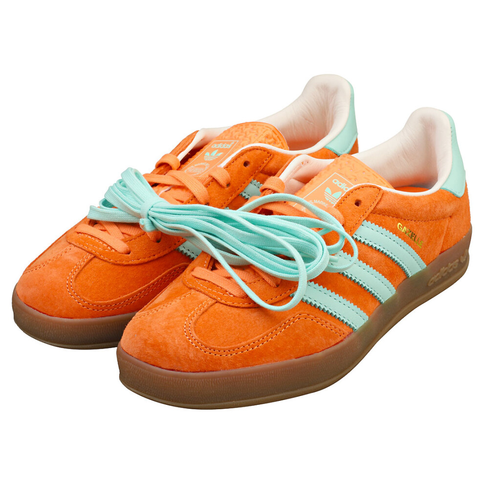 7.5 adidas Gazelle Indoor Mens Fashion Trainers in Orange Mint