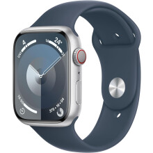Apple Watch Series 9 GPS + Cellular 45MM S/M Silver & Sports Band